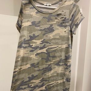Camo T-shirt Dress
